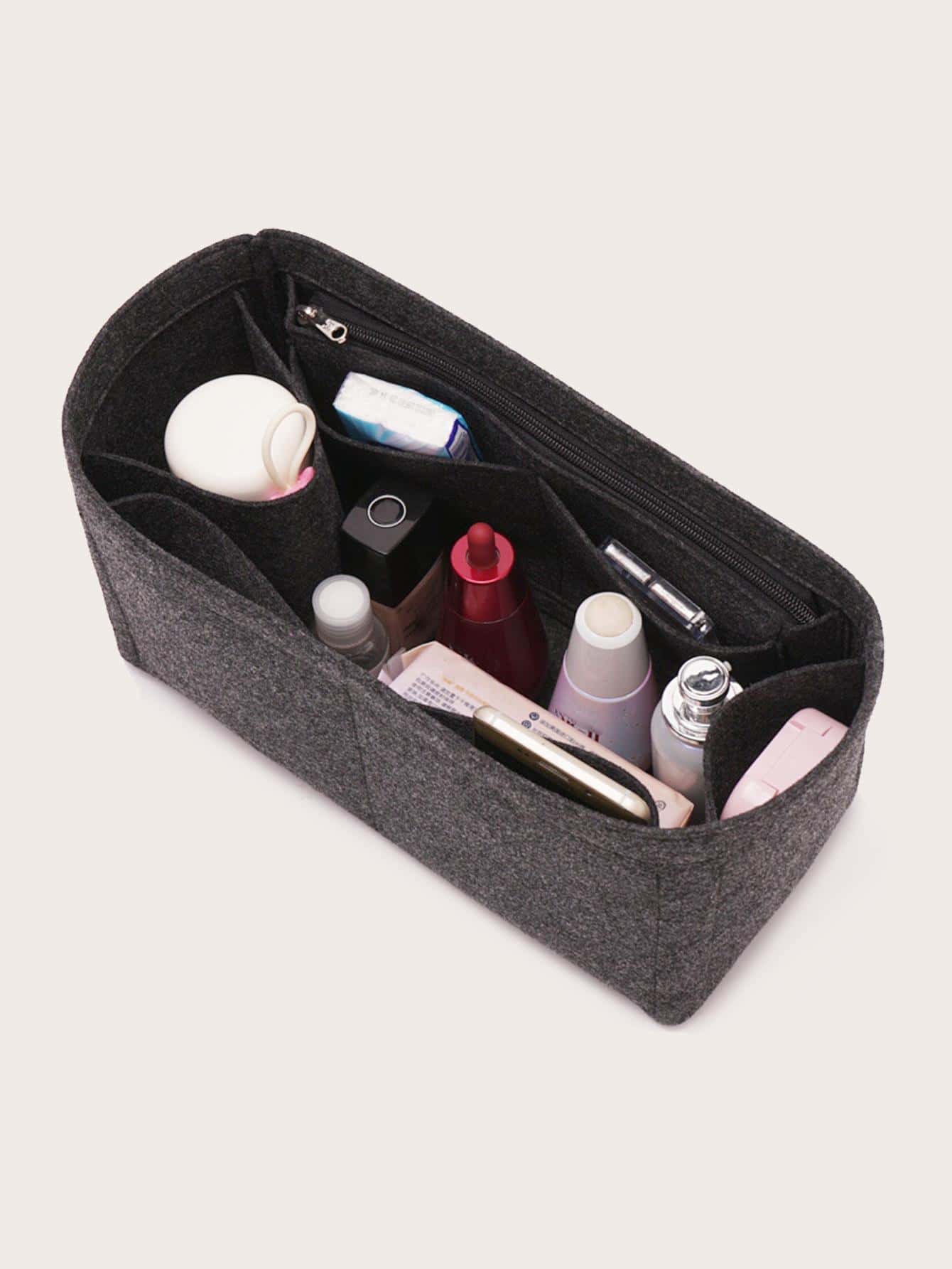 Organizer per zaini, borsa portaoggetti in feltro – inserto multi-tasca