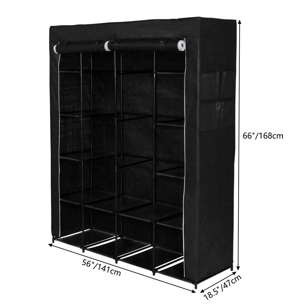 最新コレックション Closet Portable Shelves 14 Organizer Closet Wardrobe Storage テープ・マスキングテープ
