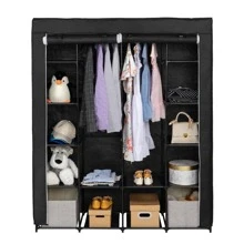 14 Shelves Portable Closet Organizer Storage Wardrobe Closet with Non-Woven Fabric