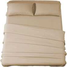 DEITAS Bed Sheet Set Super Soft Microfiber 1800 Thread Count Luxury Egyptian Sheets 18-Inch Deep Pocket Wrinkle -4 Piece - taupe - View 1