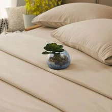 DEITAS Bed Sheet Set Super Soft Microfiber 1800 Thread Count Luxury Egyptian Sheets 18-Inch Deep Pocket Wrinkle -4 Piece - taupe - View 5