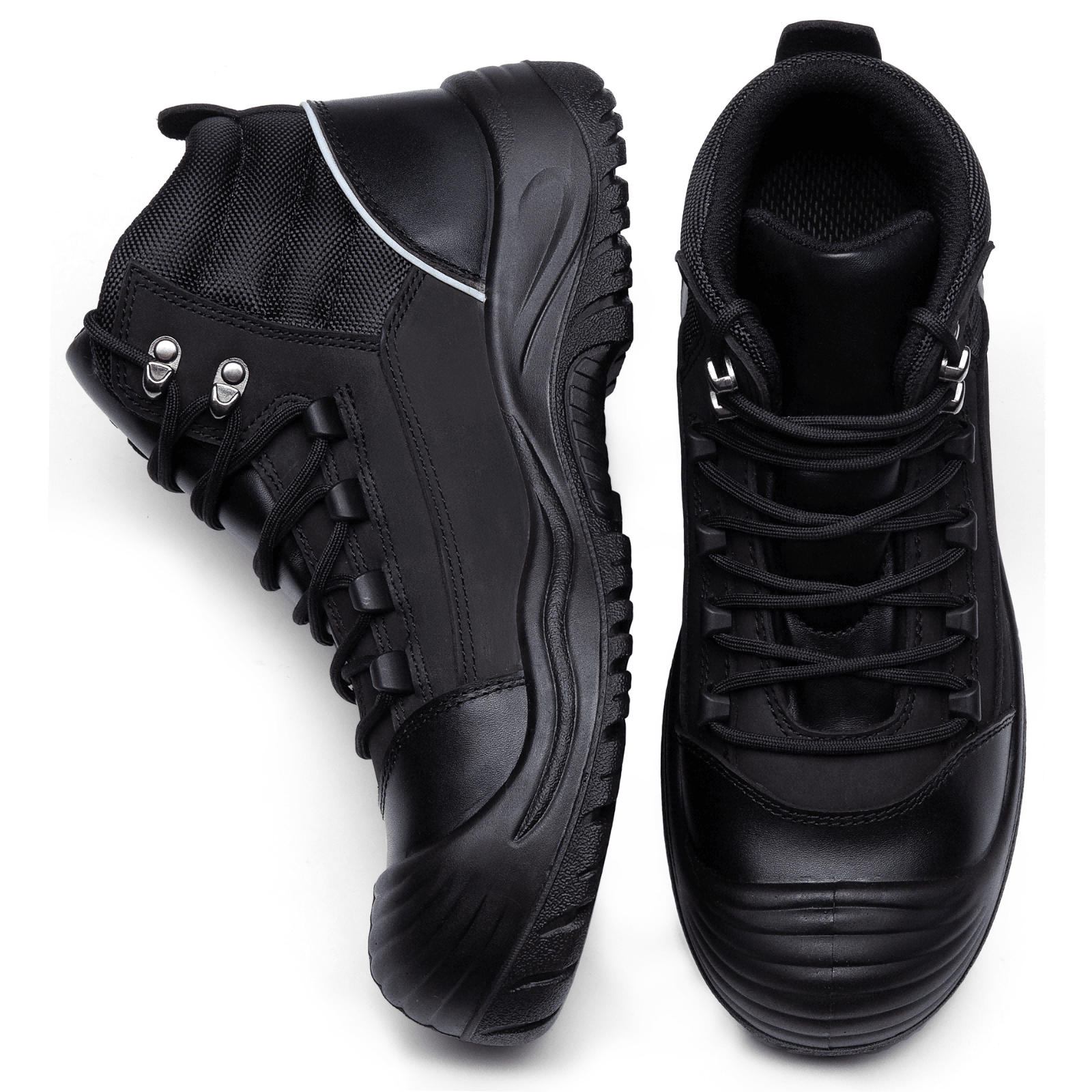 SHOESMALL Mens Industrial & Construction Boots Work Boots 6" Composite