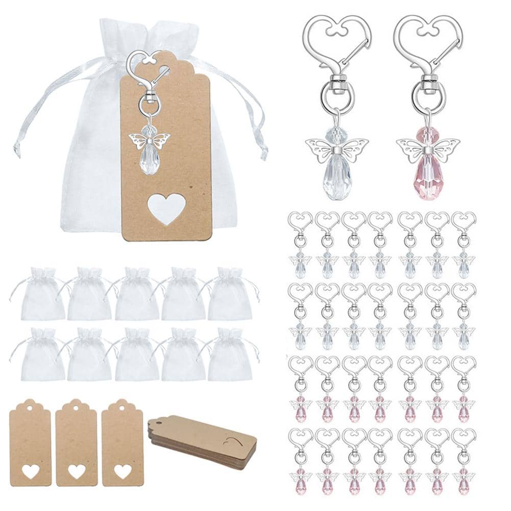 30 Sets Baby Shower Favors Key Chains for Wedding Party Favors, Gender Reveal Party Favors - Multicolor - View 1