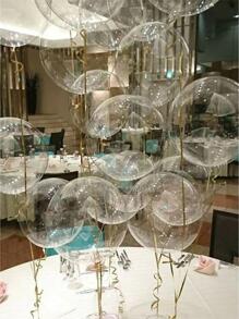 10 piezas Globos decorativos transparentes - transparente - Ver 6