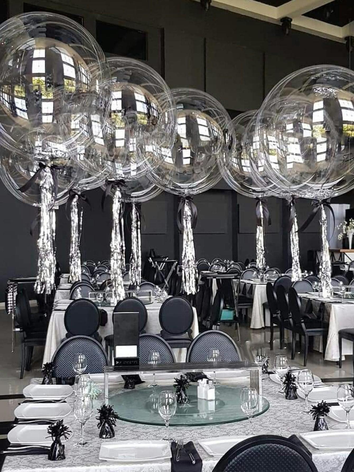 10 piezas Globos decorativos transparentes - transparente - Ver 1