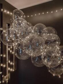 10 piezas Globos decorativos transparentes - transparente - Ver 5