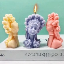 1入組圖形蠟燭模具