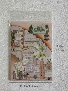 20pcs Mixed Pattern Sticker Back To School - Multicolor - View 6