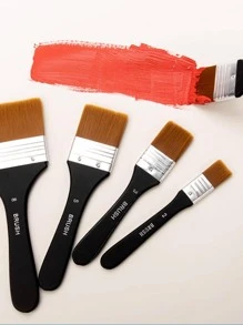 1pc Polyamide Paint Brush, Professional Multi-Purpose Oil Painting Brush For Fine Detailing, Art Painting Back To School,Back To School,School Supplies