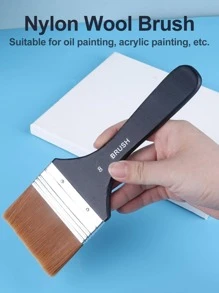 1pc Polyamide Paint Brush, Professional Multi-Purpose Oil Painting Brush For Fine Detailing, Art Painting Back To School,Back To School,School Supplies