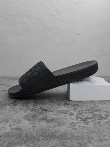 New 2025 Black Summer Women's Soft & Comfortable Slippers, Outdoor Wear, Anti-Slip, Plus Size 36-43 - Black - View 3