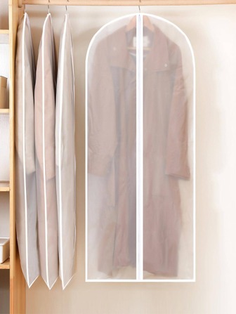 Transparent Thickened Dust Proof Cover, Dust Proof Garment Hanging Bag, Waterproof And Washable School Supplies School Accessories Back To School University Students Drawer Wardrobe Organiser Closet Storage Quilted Bag Underbed Organizer Box Drawer/Wardrobe Organiser /Closet Storage/Quilted Bag Underbed Organizer Boxclothes Storageclothes OrganizerDust Covercloset Organizer Organization And Storage Organizer Storage Containersorganization And Storage Organizer Storage ContainersFor Home BedroomDormfor Closet StorageHanging ClothesDressesShirts Coats For Closet Storage