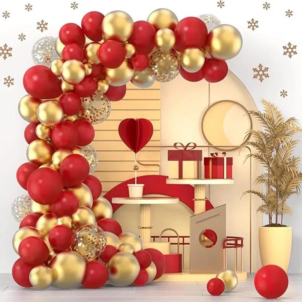 Bóng bay trang trí - Đỏ - Xem 1