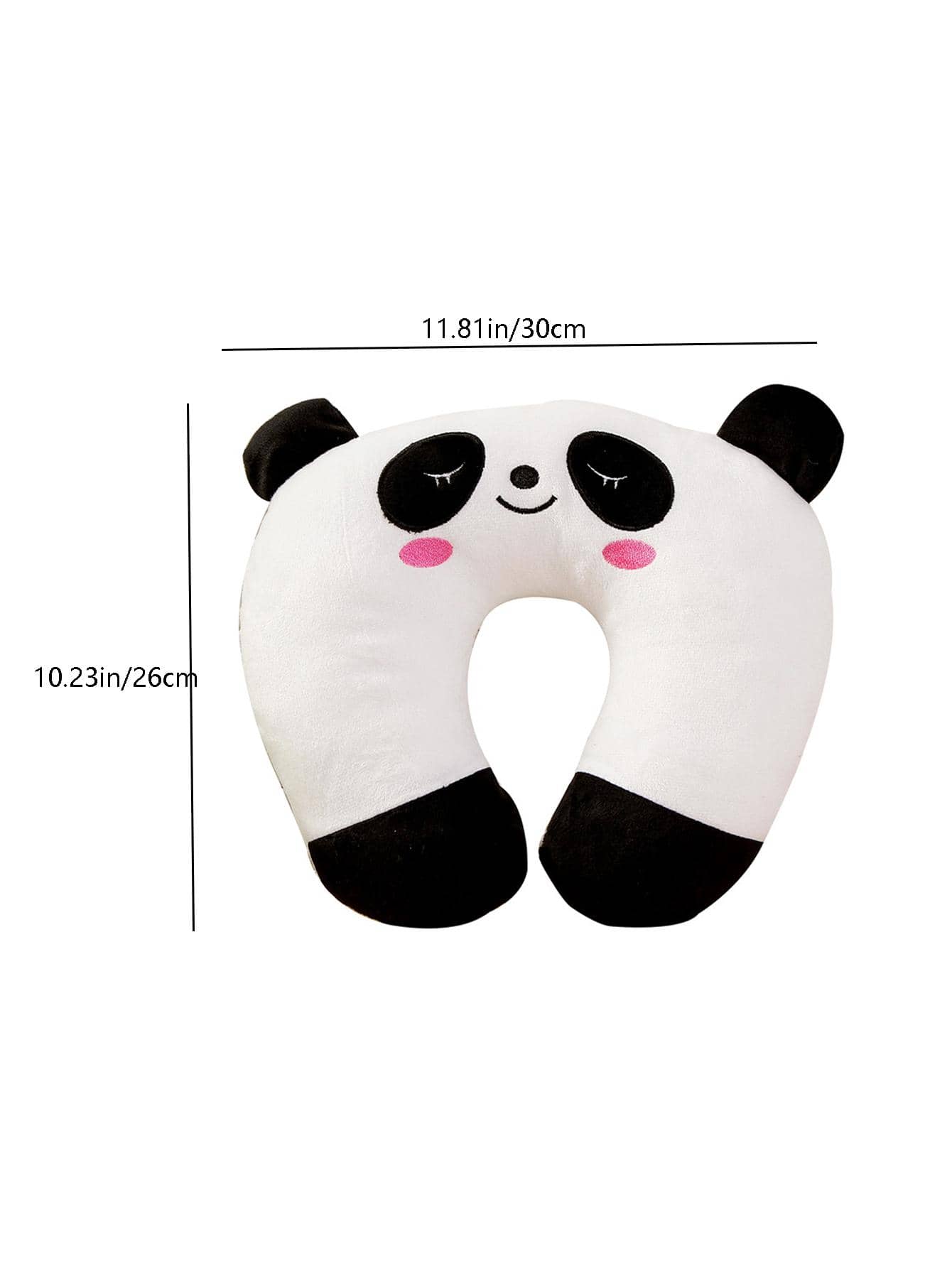 1pc U-Shape Neck Pillow, Cute Animal Print Travel Pillow, Neck Support Cushion, Soft And Comfortable Travell Pillow, Home Decor,Cartoon Travel Neck Pillow, U Shaped Pillow For Sleeping, Lightweight Travelling Pillow Flight Pillow For Airplane Travel Car Home & Office, Stuffed Animals For Men And Women