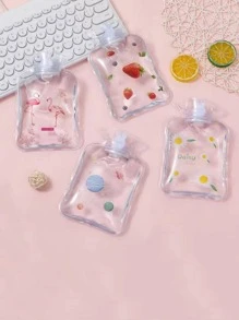 1入組卡通圖案熱水袋 - 彩色 - 查看 4