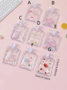 1入組卡通圖案熱水袋 - 彩色 - 查看 2