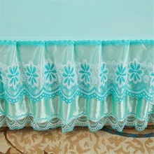 Lace Trim Sheet Set Without Filler - Green - View 5