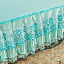 Lace Trim Sheet Set Without Filler - Green - View 4