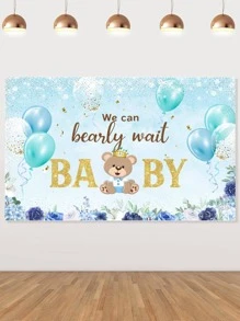 kreatwow 1 Máy Tính Chúng Ta Có Thể Bearly Chờ Phông Nền Chủ Đề Gấu Cho Bé Đồ Trang Trí Cho Bé Trai Nền Chụp Ảnh - Nhiều màu - Xem 1