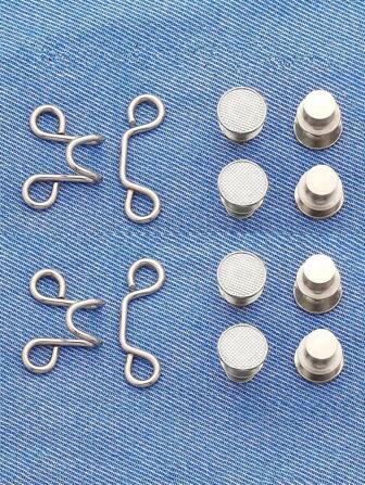 2入組可調節腰圍扣飾