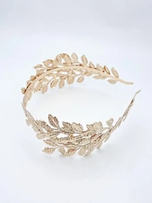 Băng đô trang trí lá - Vàng - Xem 6