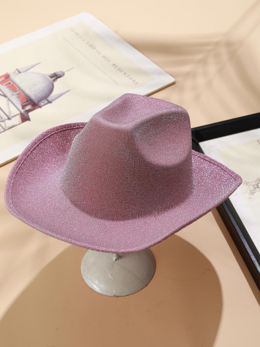 Pălărie Fedora solidă - Roz - Vizualizare 1