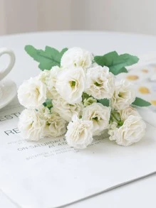 Bó hoa nhân tạo 1 cái - trắng - Xem 4