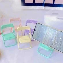 Giá đỡ điện thoại thiết kế ghế 1 cái - trái cam - Xem 6