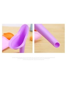 1pc Pink Plastic Portable Camping Urinal - Pink - View 5