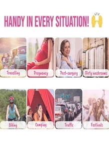 1pc Pink Plastic Portable Camping Urinal - Pink - View 7