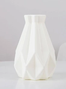 1入組素色花瓶 - 米色 - 查看 2