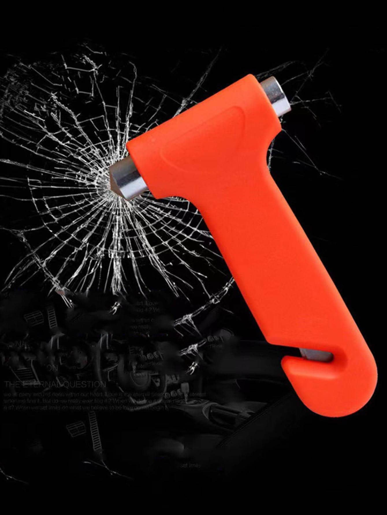 1 cái Búa khẩn cấp trơn - Đỏ - Xem 1