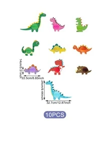 10 bóng tổ ong hình khủng long - Nhiều màu - Xem 3