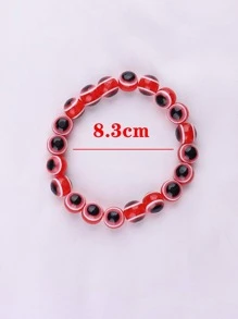 邪惡之眼裝飾串珠手鏈