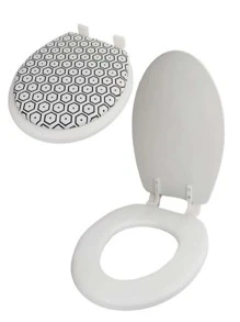 Toilet Seat Covers - 黑與白 - 查看 2