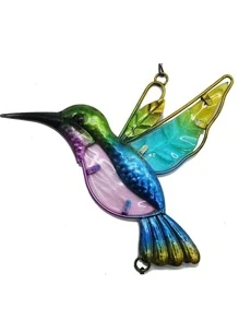 1pc Bird Decor Wind Chime - Multicolor - View 5