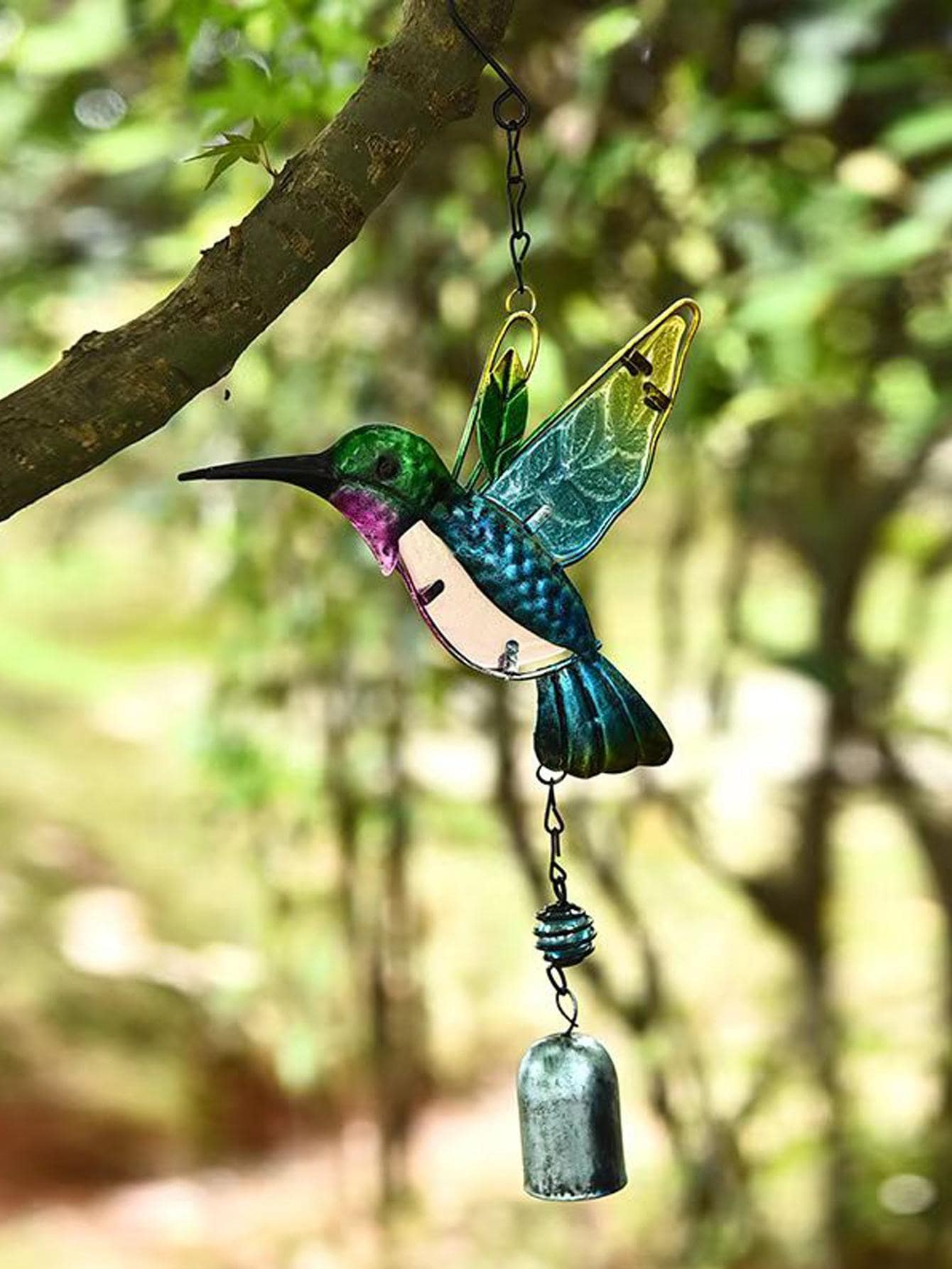1pc Bird Decor Wind Chime - Multicolor - View 1