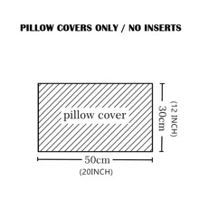 1入組無填充物素色腰枕套，簡約燈芯絨裝飾性抱枕套，適用於客廳，家居裝飾 - 藏蓝色 - 查看 4