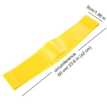 1入組TPE健身反抗戒指 - 黃色 - 查看 3