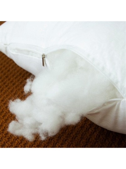 Wit Square Kussen Core, Made Of Brushed Fabric, Zipper, Can Be Removed Washed Separately, Compressed Shipping, Special Af dable Price, Bedding, Inserts, Pillows Bed, Home view 3