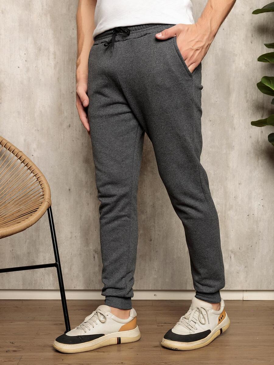 Men Sweatpants - Màu xám đen - Xem 1