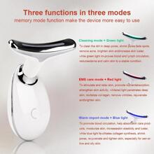 Neck Face Beauty Device Facial Lifting Machine EMS Face Massager Reduce Double Chin Anti Wrinkle Skin Tightening Skin Care Tools - White - View 8