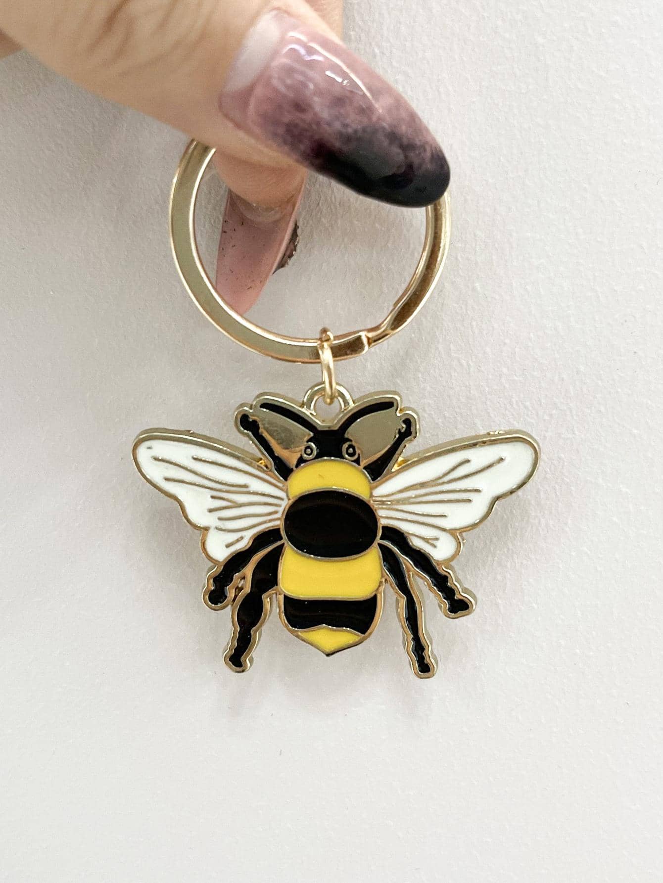 1pc Women Bee Charm Fashionable Keychain For Daily Life - Multicolor - View 1