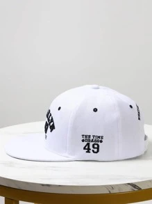 中性字母刺繡防曬時尚嘻哈帽適合夏天