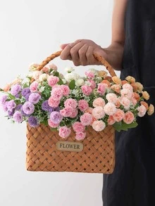 人造花束 - 白色 - 查看 6