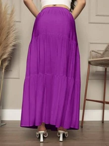 Women Skirts - Màu tím - Xem 2