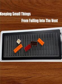 4pcs/set Floor Register Trap Air Vent Cover Anti-Insect And Anti-Clogging Ventilation Filter - Black - View 7