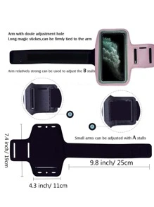 Túi đeo tay thể thao chống nước XXL, phòng tập thể dục, tương thích với iPhone 14 13 12 Mini 11 Pro XS Max XR X 8 7 6 6S Plus SE 2020 2022 5 5S - Hồng - Xem 3