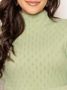 Women Sweaters - Màu xanh Bạc hà - Xem 2