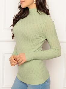 Women Sweaters - Màu xanh Bạc hà - Xem 4